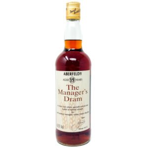 Aberfeldy 19 Year Old The Manager's Dram Single Malt Scotch Whisky, 70cl, 61.3% ABV Aberfeldy 19 Year Old The Manager's Dram Single Malt Scotch Whisky, 70cl, 61.3% ABV