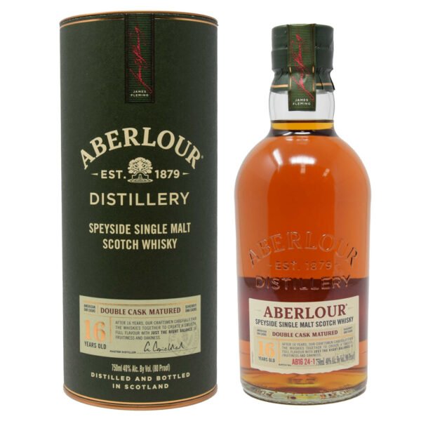 Aberlour 16 Year Old Double Cask Matured Single Malt Scotch Whisky, 75cl, 40% ABV