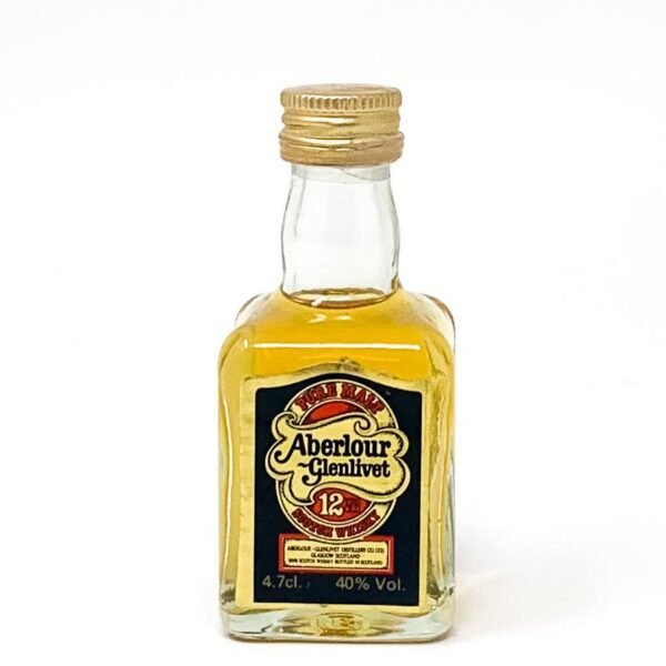 Aberlour Glenlivet 12 Year Old Scotch Whisky, Miniature, 4.7cl, 40% ABV