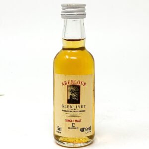 Aberlour Glenlivet 12 Year Old Scotch Whisky, Miniature, 5cl, 40% ABV Aberlour Glenlivet 12 Year Old Scotch Whisky, Miniature, 5cl, 40% ABV