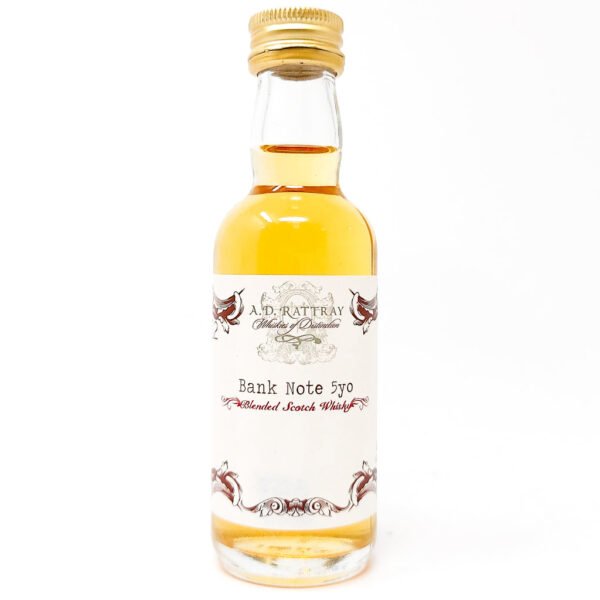 A.D. Rattray Bank Note 5 Year Old Blended Scotch Whisky Mini