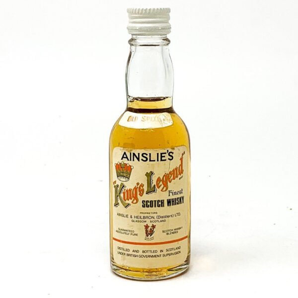 Ainslie's Kings Legend Finest Scotch Whisky, Miniature, 5cl, 40% ABV