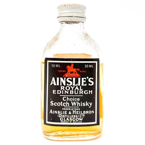 Ainslie's Royal Edinburgh Scotch Whisky, Miniature, 5cl