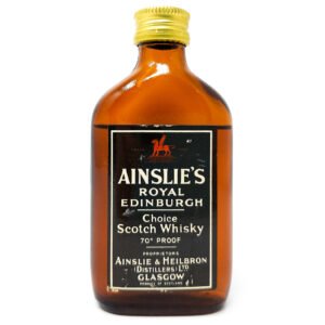 Ainslie's Royal Edinburgh Scotch Whisky, Miniature, 5cl, 70° Proof Ainslie's Royal Edinburgh Scotch Whisky, Miniature, 5cl, 70° Proof