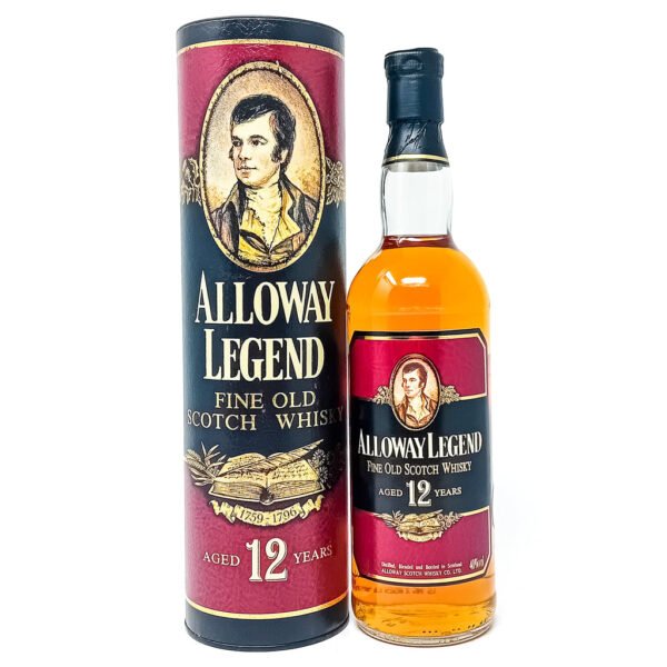 Alloway Legend 12 Year Old Blended Scotch Whisky, 70cl, 40% ABV Alloway Legend 12 Year Old Blended Scotch Whisky, 70cl, 40% ABV