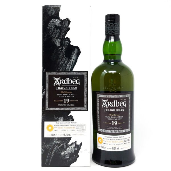 Ardbeg 19 Year Old Traigh Bhan Batch #3 Single Malt Scotch Whisky, 70cl, 46.2% ABV Ardbeg 19 Year Old Traigh Bhan Batch #3 Single Malt Scotch Whisky, 70cl, 46.2% ABV