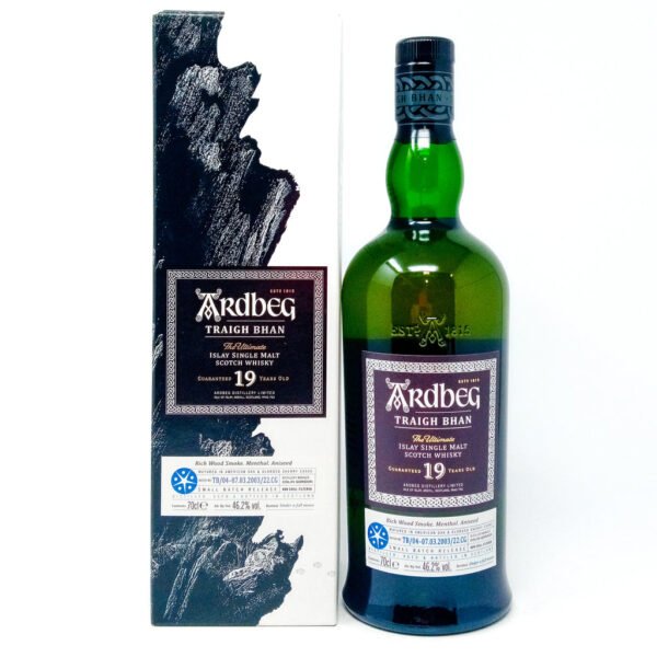 Ardbeg 19 Year Old Traigh Bhan Batch #4 Single Malt Scotch Whisky, 70cl, 46.2% ABV Ardbeg 19 Year Old Traigh Bhan Batch #4 Single Malt Scotch Whisky, 70cl, 46.2% ABV