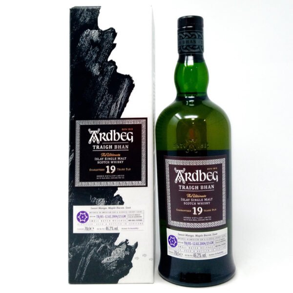 Ardbeg 19 Year Old Traigh Bhan Batch #5 Single Malt Scotch Whisky, 70cl, 46.2% ABV Ardbeg 19 Year Old Traigh Bhan Batch #5 Single Malt Scotch Whisky, 70cl, 46.2% ABV