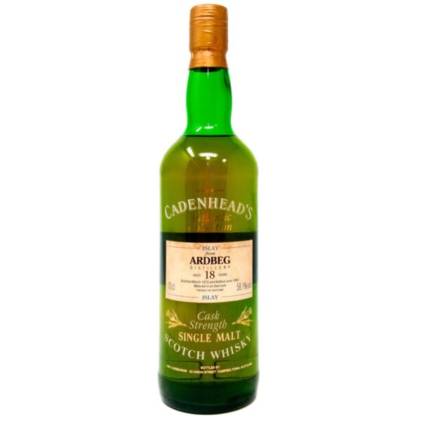Ardbeg 1975 18 Year Old Cadenhead's Single Malt Scotch Whisky, 70cl, 58.1% ABV