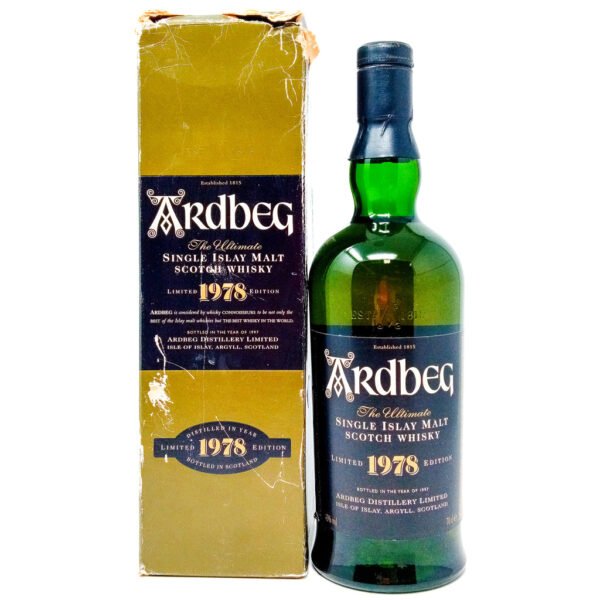 Ardbeg 1978 Limited Edition Single Malt Scotch Whisky, 70cl, 43% ABV Ardbeg 1978 Limited Edition Single Malt Scotch Whisky, 70cl, 43% ABV