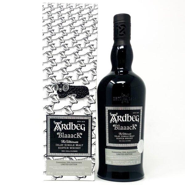 Ardbeg 'Blaaack' 20th Anniversary Limited Edition Single Malt Scotch Whisky, 70cl, 46% ABV