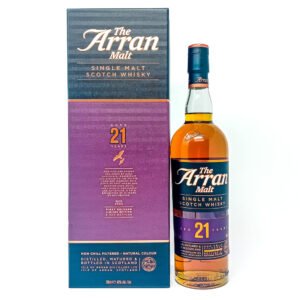 Arran 21 Year Old Single Malt Scotch Whisky, 70cl, 46% ABV