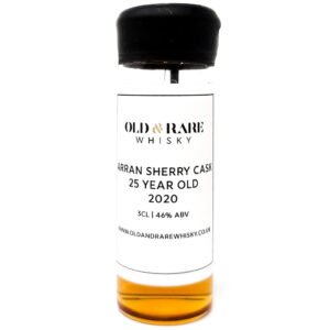 Arran 25 Year Old Single Malt Scotch Whisky, 3cl Sample, 46% ABV