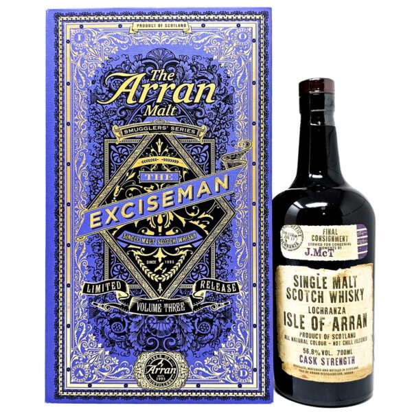 Arran Smugglers Series Volume 3 The Exciseman Single Malt Scotch Whisky, 70cl, 56.8% ABV Arran Smugglers Series Volume 3 The Exciseman Single Malt Scotch Whisky, 70cl, 56.8% ABV