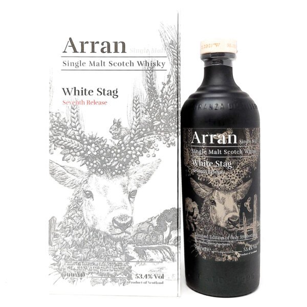 Arran White Stag Seventh Release Single Malt Scotch Whisky, 70cl, 53.4% ABV Arran White Stag Seventh Release Single Malt Scotch Whisky, 70cl, 53.4% ABV