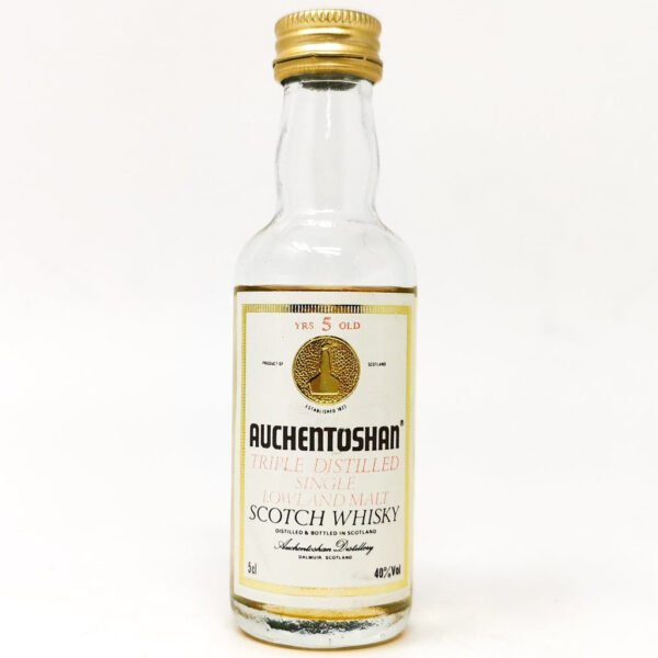 Auchentoshan 5 Year Old Scotch Whisky, Miniature, 5cl, 40% ABV