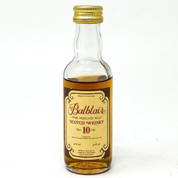 Balblair 10 Year Old Highland Scotch Whisky, Miniature, 5cl, 40% ABV