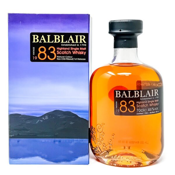 Balblair 1983 1st Release Single Malt Scotch Whisky, 70cl, 46% ABV Balblair 1983 1st Release Single Malt Scotch Whisky, 70cl, 46% ABV