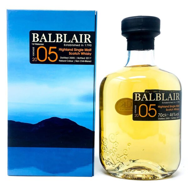 Balblair 2005 1st Release 2017 Bottling Single Malt Scotch Whisky, 70cl, 46% ABV
