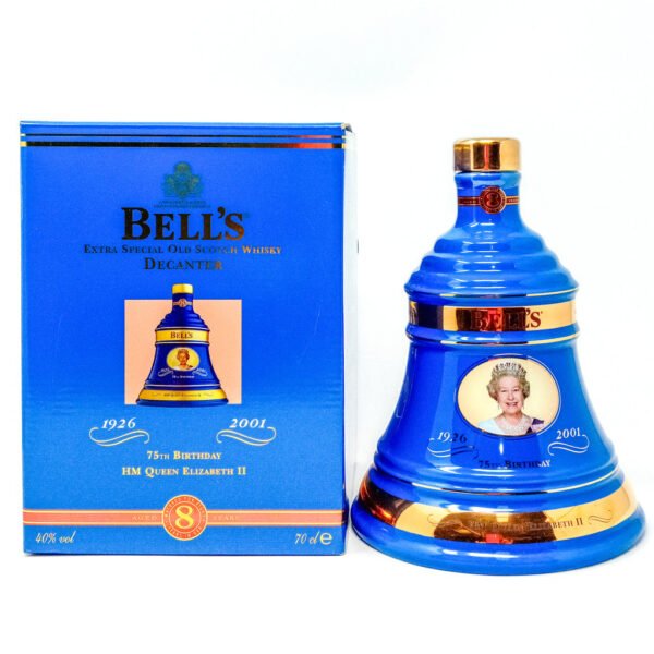 Bell's Queen 75th Anniversary Decanter 8 Year Old Extra Special Blended Scotch Whisky, 70cl, 40% ABV Bell's Queen 75th Anniversary Decanter 8 Year Old Extra Special Blended Scotch Whisky, 70cl, 40% ABV