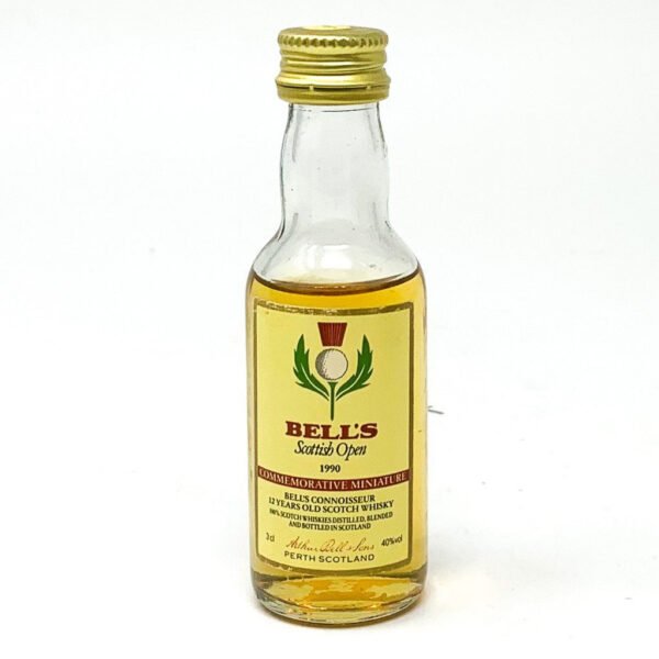 Bell's Scottish Open 1990 Commemorative Miniature, 3cl, 40% ABV Bell's Scottish Open 1990 Commemorative Miniature, 3cl, 40% ABV