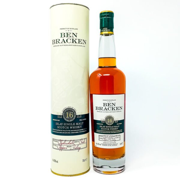 Ben Bracken 16 Year Old Islay Single Malt Scotch Whisky, 70cl, 43% ABV Ben Bracken 16 Year Old Islay Single Malt Scotch Whisky, 70cl, 43% ABV