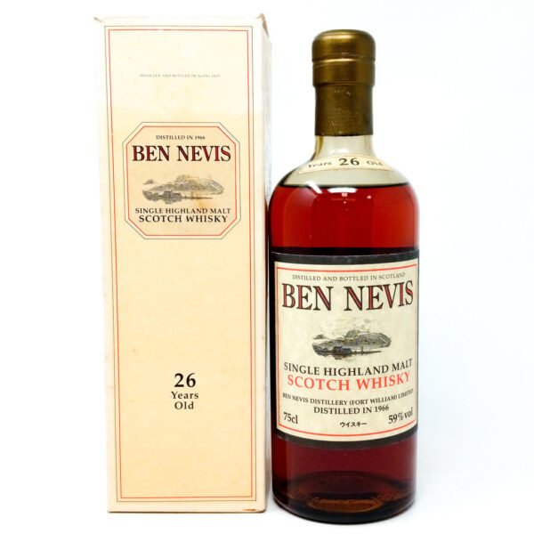 Ben Nevis 1966 26 Year Old Single Malt Scotch Whisky, 75cl, 59% ABV Ben Nevis 1966 26 Year Old Single Malt Scotch Whisky, 75cl, 59% ABV