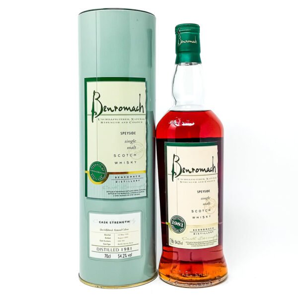 Benromach 1981 Single Malt Scotch Whisky, 70cl, 54.2% ABV Benromach 1981 Single Malt Scotch Whisky, 70cl, 54.2% ABV