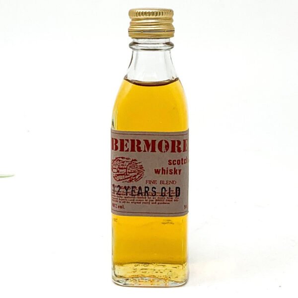 Bermore 12 Year Old Fine Blend Whisky, Miniature, 5cl, 40% ABV