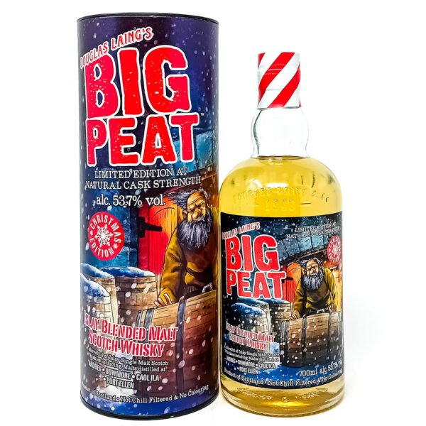 Big Peat 2019 Christmas Edition Blended Malt Whisky, 70cl, 53.7% ABV Big Peat 2019 Christmas Edition Blended Malt Whisky, 70cl, 53.7% ABV