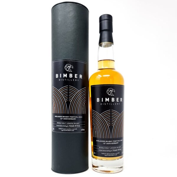 Bimber Midlands Whisky Festival 10th Anniversary Single Malt London Whisky, 70cl, 58.7% ABV Bimber Midlands Whisky Festival 10th Anniversary Single Malt London Whisky, 70cl, 58.7% ABV