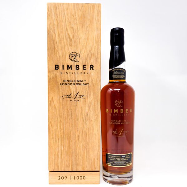 Bimber The 1st Release Single Malt London Whisky, 70cl, 54.2% ABV. Bimber The 1st Release Single Malt London Whisky, 70cl, 54.2% ABV.