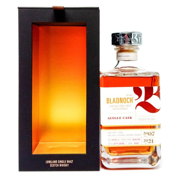 Bladnoch 2007 Single Cask #6703 Single Malt Scotch Whisky, 70cl, 55.9% ABV Bladnoch 2007 Single Cask #6703 Single Malt Scotch Whisky, 70cl, 55.9% ABV
