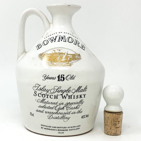 Bowmore 15 Year Old Ceramic Flagon Single Malt Scotch Whisky, 75cl, 40% ABV