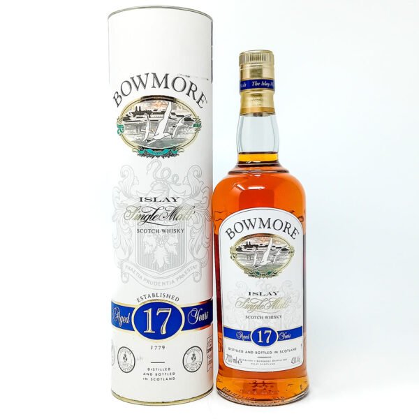 Bowmore 17 Year Old Single Malt Scotch Whisky, 70cl, 43% ABV Bowmore 17 Year Old Single Malt Scotch Whisky, 70cl, 43% ABV
