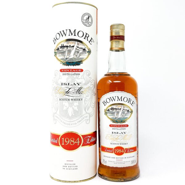 Bowmore 1984 Vintage Single Malt Scotch Whisky, 70cl, 58.8% ABV