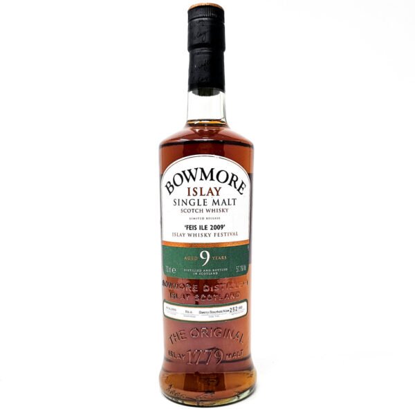 Bowmore 2009 9 Year Old Feis Ile Single Malt Scotch Whisky, 70cl, 57.1% ABV Bowmore 2009 9 Year Old Feis Ile Single Malt Scotch Whisky, 70cl, 57.1% ABV