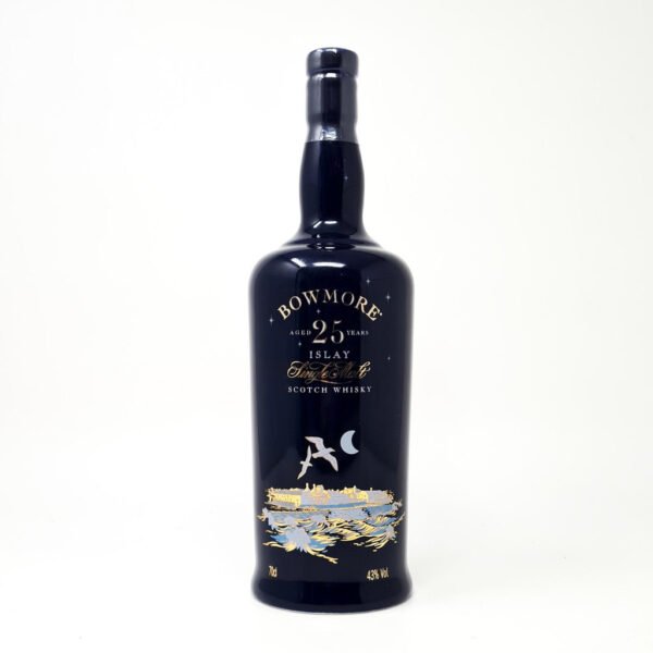Bowmore 25 Year Old The Gulls Single Malt Scotch Whisky, 70cl, 43% ABV Bowmore 25 Year Old The Gulls Single Malt Scotch Whisky, 70cl, 43% ABV