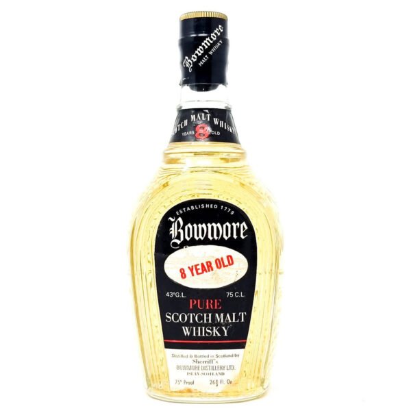 Bowmore 8 Year Old Sherriff's Pure Malt Scotch Whisky, 26 2/3 fl. ozs., 75° Proof