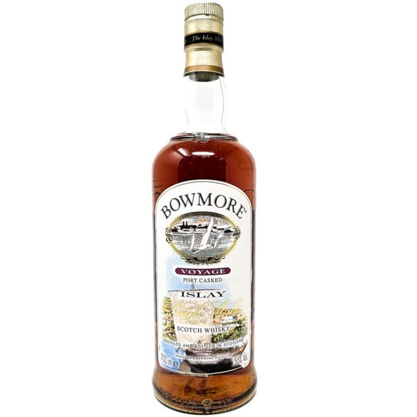 Bowmore Voyage Port Casked Single Malt Scotch Whisky, 70cl, 56% ABV. Bowmore Voyage Port Casked Single Malt Scotch Whisky, 70cl, 56% ABV.