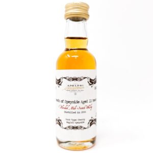 Breath of Speyside 11 Year Old Adelphi Blended Malt Scotch Whisky, Miniature, 5cl, 56.8% ABV Breath of Speyside 11 Year Old Adelphi Blended Malt Scotch Whisky, Miniature, 5cl, 56.8% ABV