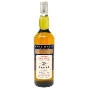 Brora 1975 20 Year Old Rare Malts Selection Cask Strength Single Malt Scotch Whisky, 70cl, 54.9% ABV Brora 1975 20 Year Old Rare Malts Selection Cask Strength Single Malt Scotch Whisky, 70cl, 54.9% ABV