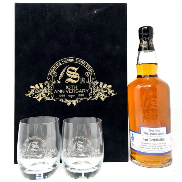 Bruichladdich 1968 30 Year Old Signatory Vintage 10th Anniversary Single Malt Scotch Whisky, 70cl, 52.9% ABV Bruichladdich 1968 30 Year Old Signatory Vintage 10th Anniversary Single Malt Scotch Whisky, 70cl, 52.9% ABV