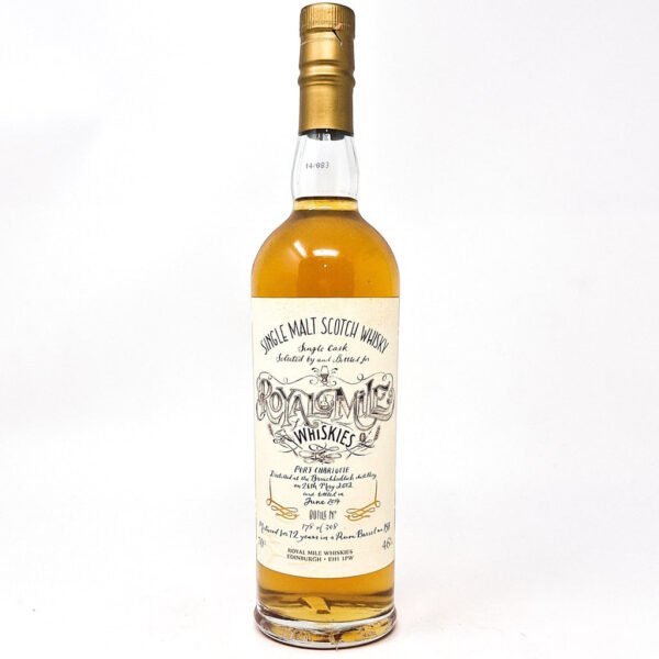 Bruichladdich 2002 Port Charlotte Royal Mile Whiskies Single Malt Scotch Whisky, 70cl, 46% ABV