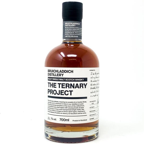 Bruichladdich The Ternary Project Single Malt Scotch Whisky, 70cl, 52.1% ABV