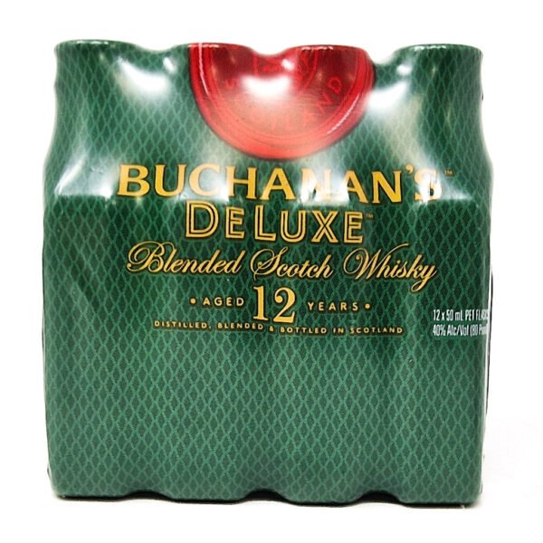 Buchanan's 12 Year Old De Luxe Scotch Whisky, Miniature, 12x5cl, 40% ABV Buchanan's 12 Year Old De Luxe Scotch Whisky, Miniature, 12x5cl, 40% ABV