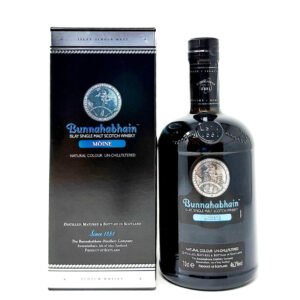 Bunnahabhain Moine Single Malt Scotch Whisky, 70cl, 46.3% ABV Bunnahabhain Moine Single Malt Scotch Whisky, 70cl, 46.3% ABV