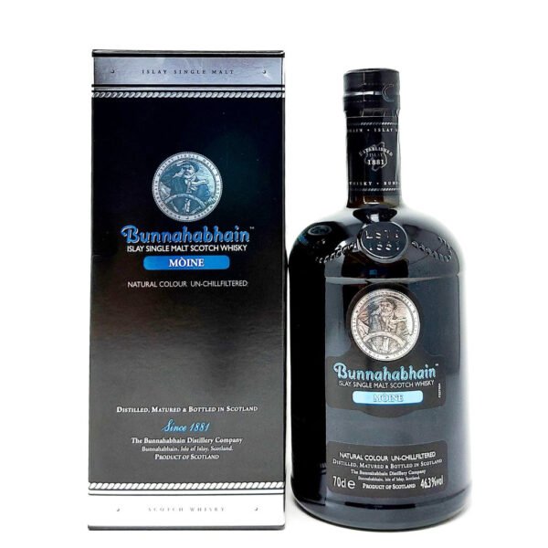 Bunnahabhain Moine Single Malt Scotch Whisky, 70cl, 46.3% ABV Bunnahabhain Moine Single Malt Scotch Whisky, 70cl, 46.3% ABV