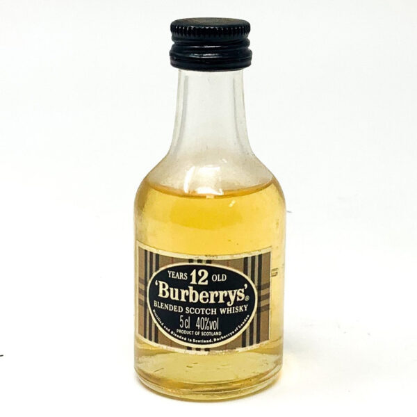 Burberry's 12 Year Old Scotch Whisky, Miniature, 5cl, 40% ABV