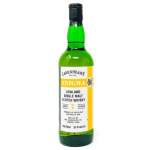 Cadenhead's 2016 7 Year Old Enigma Lowland Single Malt Scotch Whisky, 70cl, 56.4% ABV Cadenhead's 2016 7 Year Old Enigma Lowland Single Malt Scotch Whisky, 70cl, 56.4% ABV